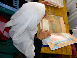 Afghan Girl Reading